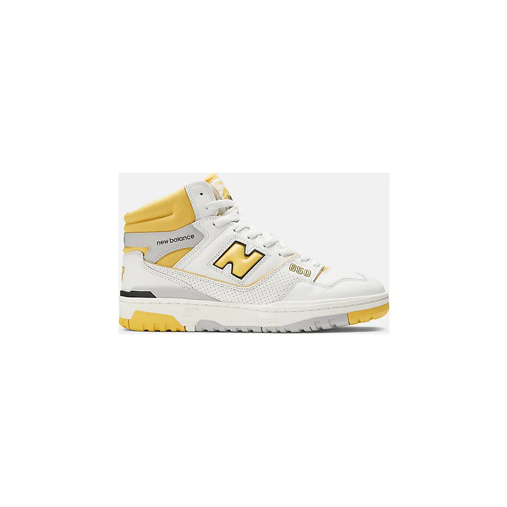 New Balance 650 Weiß/blanc/Gelb/Jaune/Grau/Gris (BB650RCG)