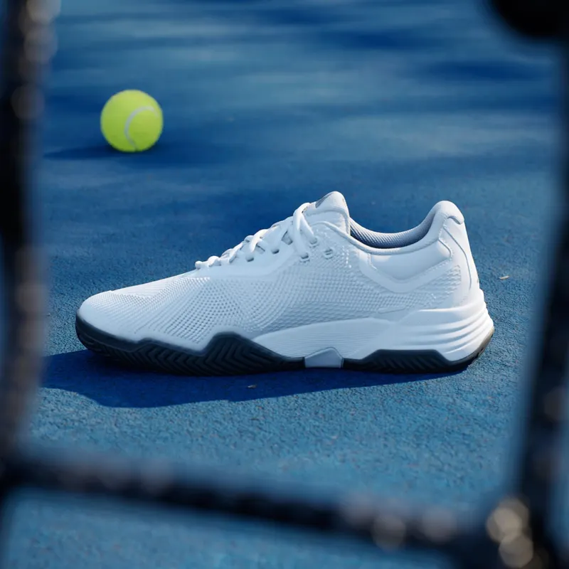 Adidas Solematch Control 2 Tennis Shoes Cloud White / Black Blue Met. / Silver Metallic (IF9110)