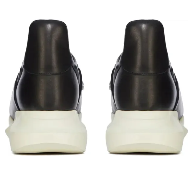 Rick Owens Temple Geth Touch-strap Leather “Black” (RR01F2816 LCN 91) (2)