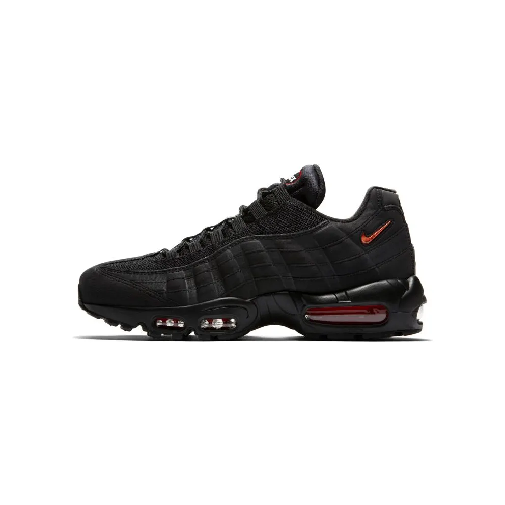 Nike Air Max 95 Jelly Swoosh Black Black/Red-Orange (CJ0423-001)