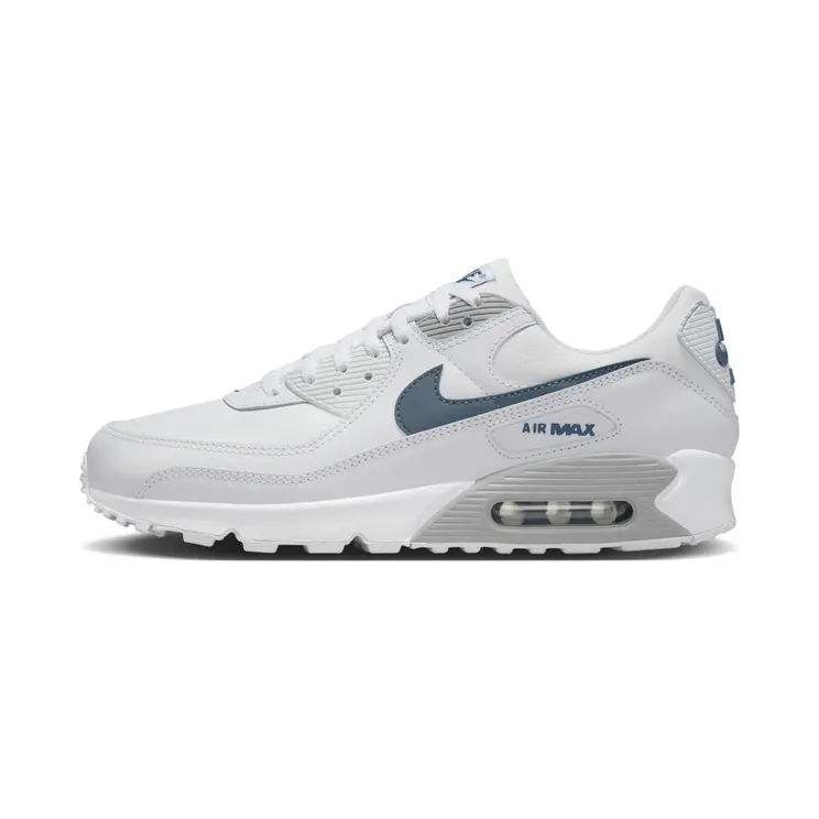 Nike Air Max 90 “White / Wolf Grey / Diffused Blue” (IB7680-100)