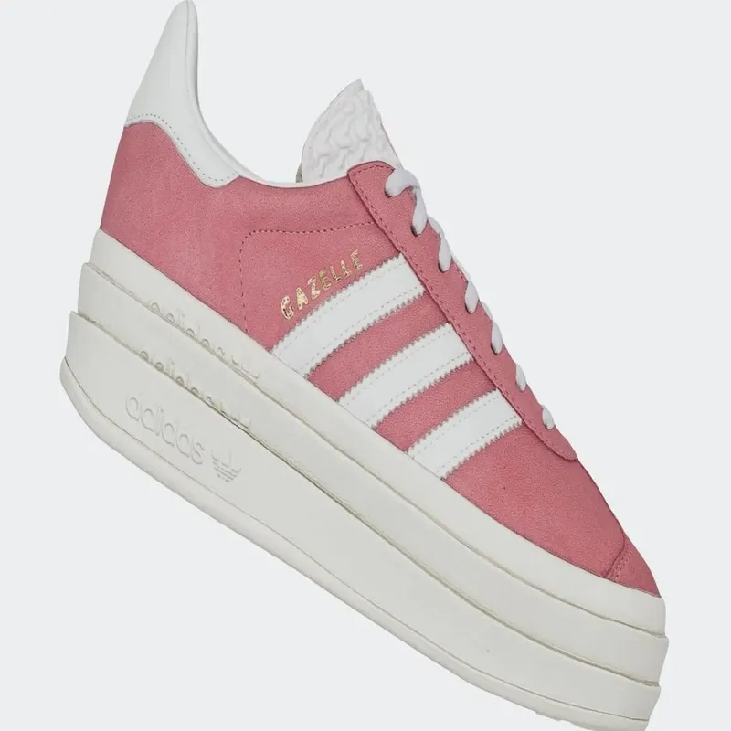 Adidas Gazelle Bold Super Pop / Cloud White / Core White (IG9653)