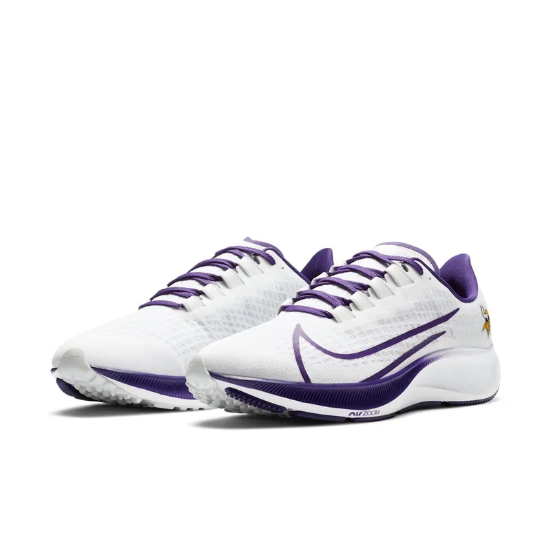 Nike Air Zoom Pegasus 37 Minnesota Vikings White/Pure Platinum-White-Court Purple (CZ5466-100)