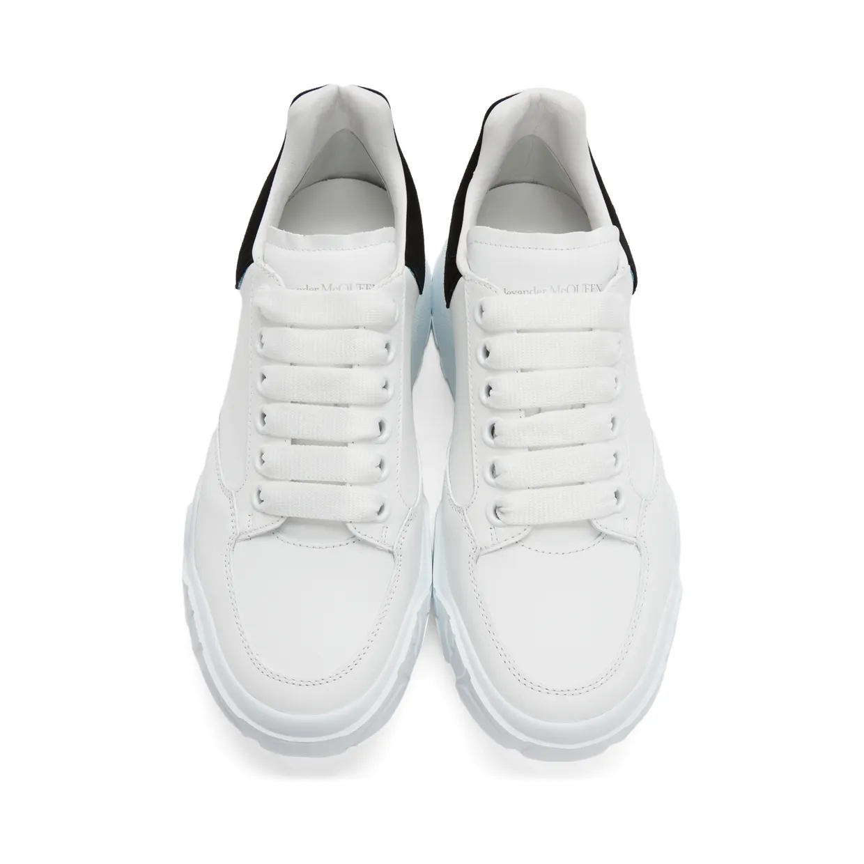 Alexander McQueen White & Pink Court Trainer Sneakers (633915WIA9A) (5)