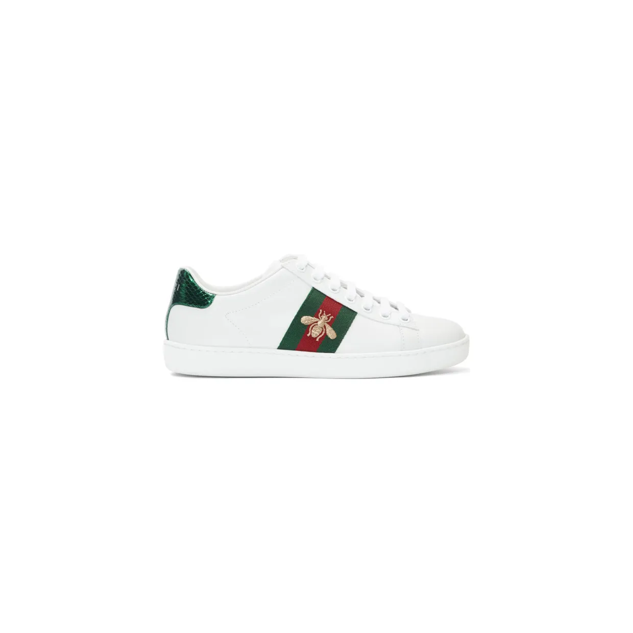 Gucci White New Ace Sneakers (431942 A38G0)