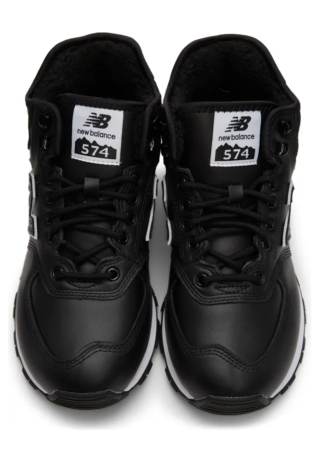 Junya Watanabe Black New Balance Edition ‘eYe’ 574 Leather Sneakers (WH-K191-1) (5)