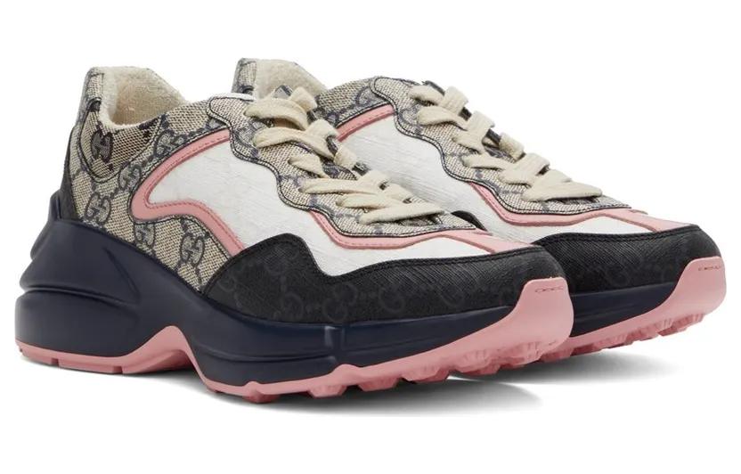 Gucci Multicolor GG Rhyton Sneakers (692902 UIQ30) (4)
