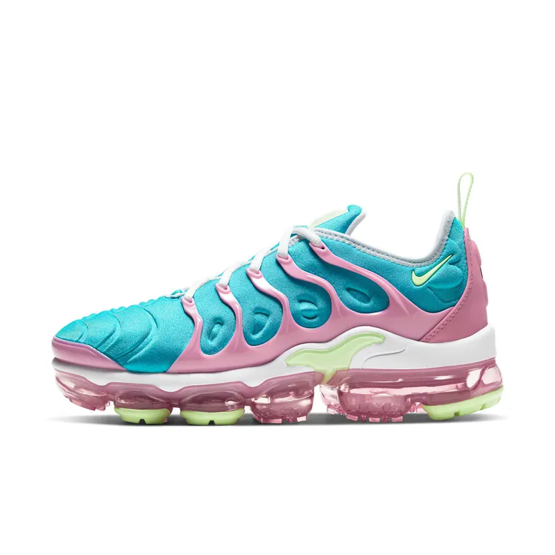 Nike Air VaporMax Plus Easter 2020 (W) White/Platinum Tint-Oracle Aqua-Barely Volt (CW7014-100)