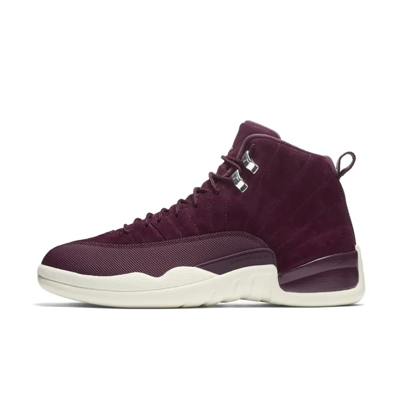 Jordan 12 Retro Bordeaux Bordeaux/Sail-Metallic Silver (130690-617)