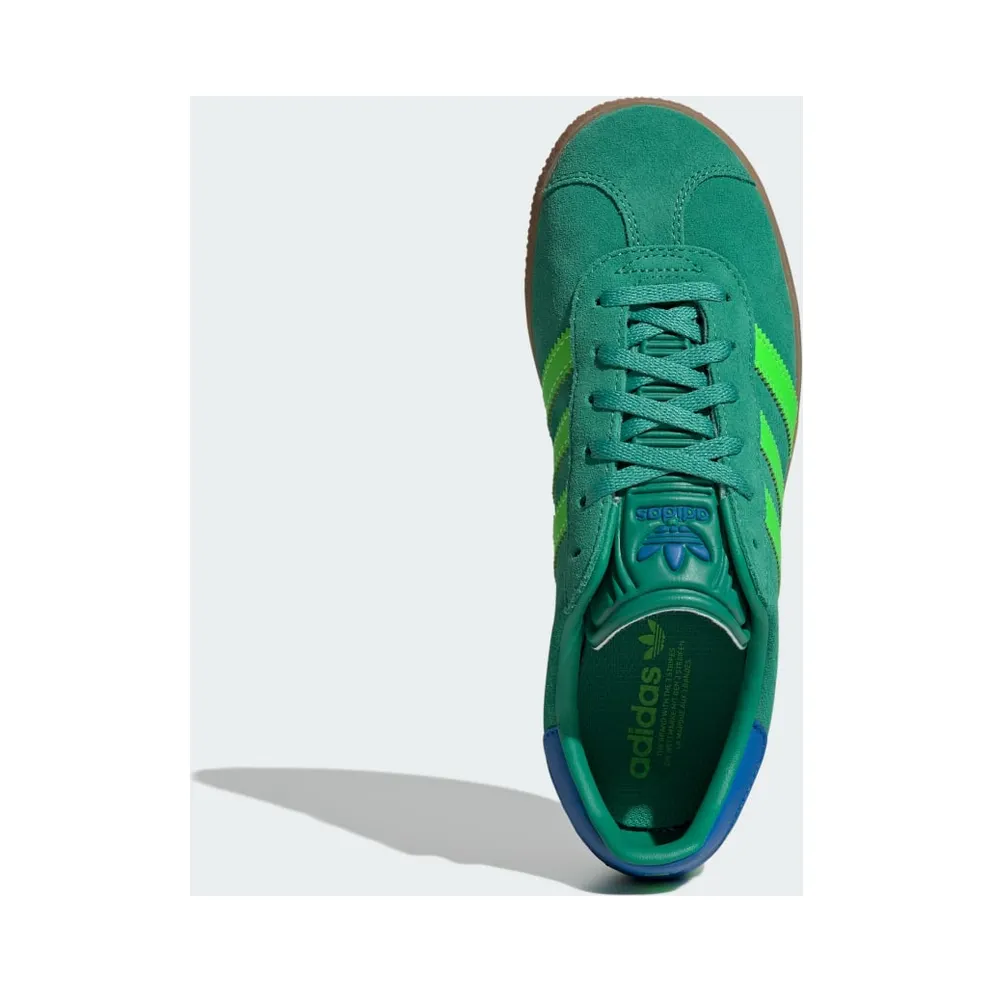 Adidas Gazelle Kids Semi Court Green / Solar Green / Blue Bird (JP7127)