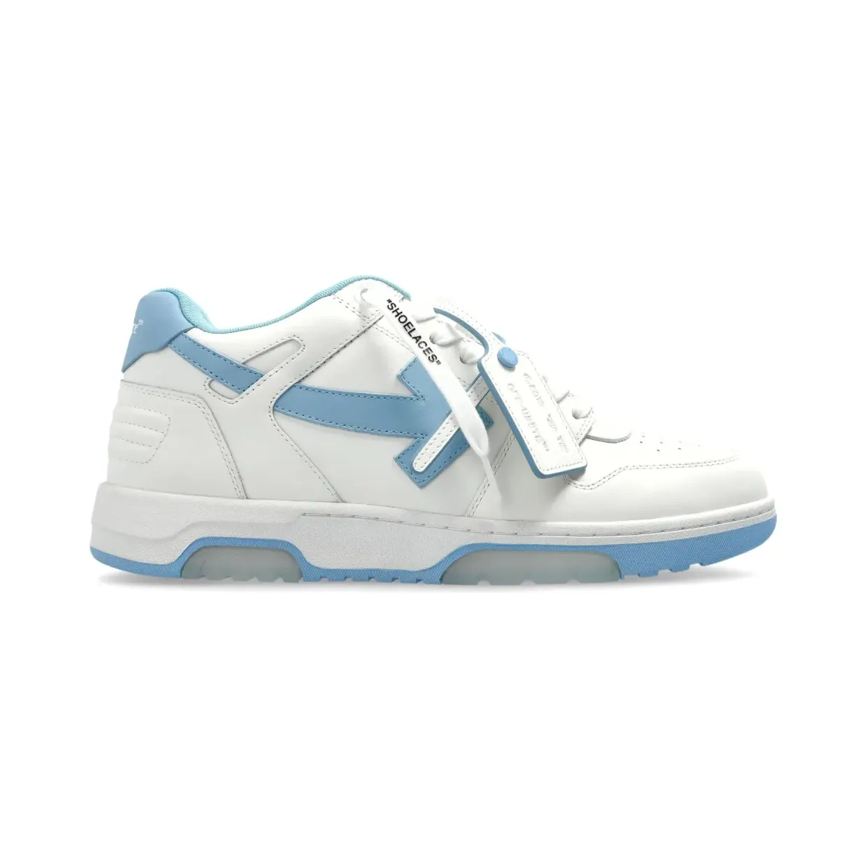 Off-White Out Of Office leren “White” (OMIA189C99LEA0190140)