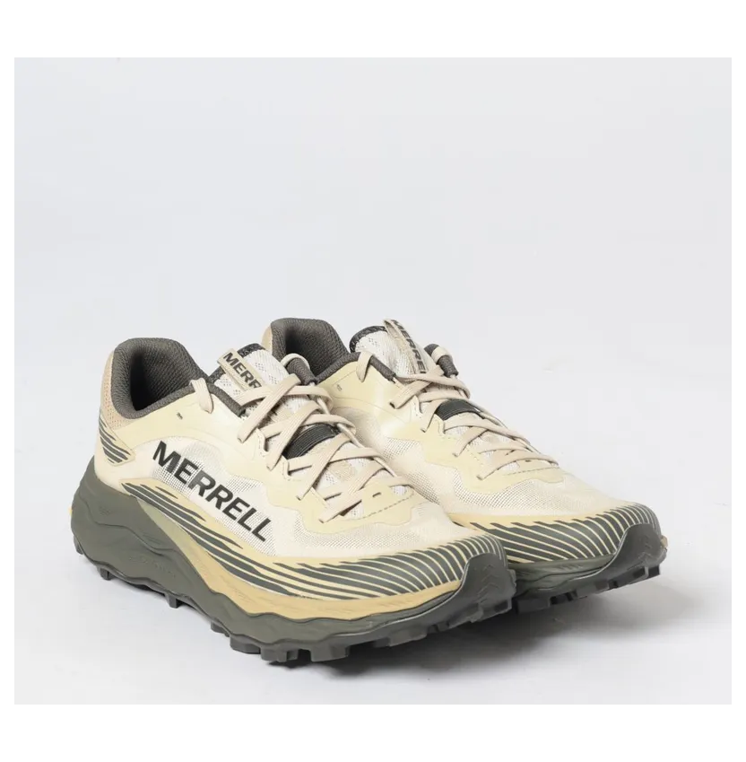 Merrell Agility Peak 6 Technical Fabric Sneakers with Vibram Sole and Contrast Logo Green (J00003311VERDE)