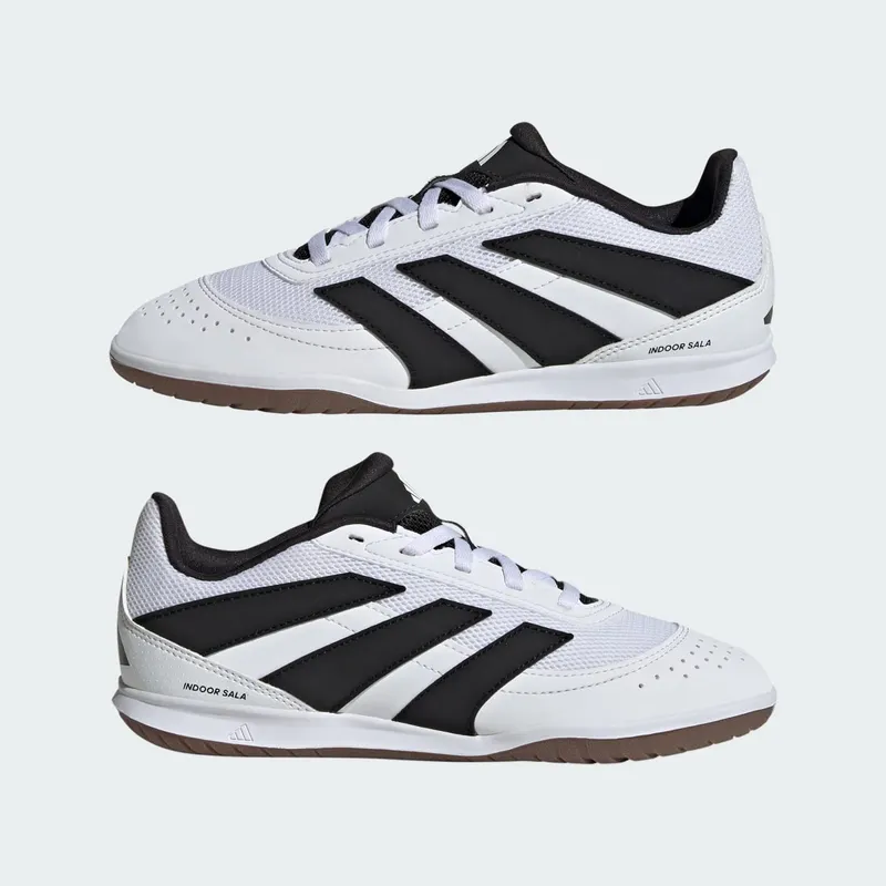 adidas Predator Club Indoor Sala Cloud White Core Black Lucid Lemon (JR7026)