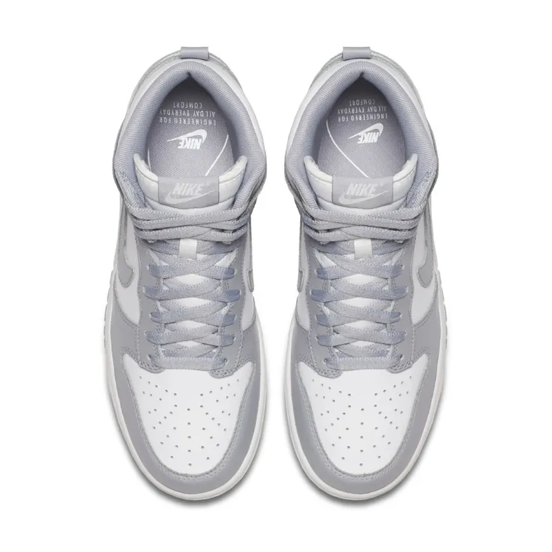 Nike Dunk High White Wolf Grey (W) White/Wolf Grey (899451-100)