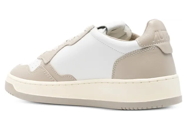Autry Medalist Panelled Leather “White/Neutrals” (AULM WB67) (3)
