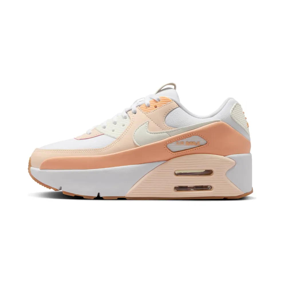 Nike Air Max 90 LV8 White Barely Orange Chalk Sail (FD4328-116)