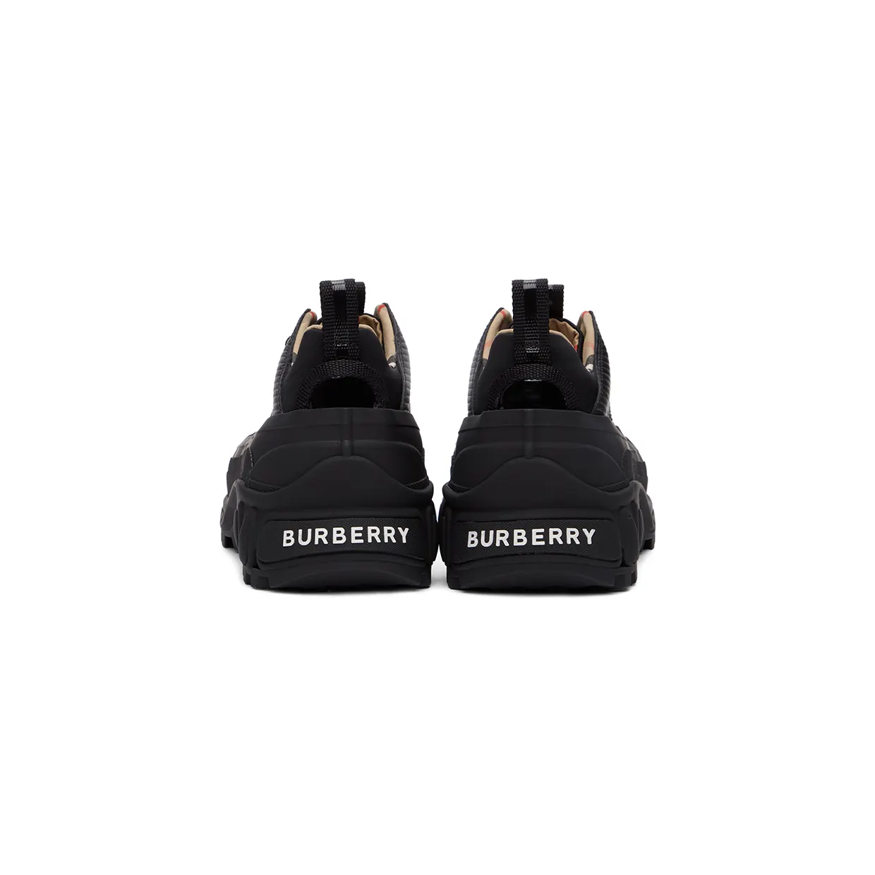 Burberry Black Patent Arthur Sneakers (8035440) (4)