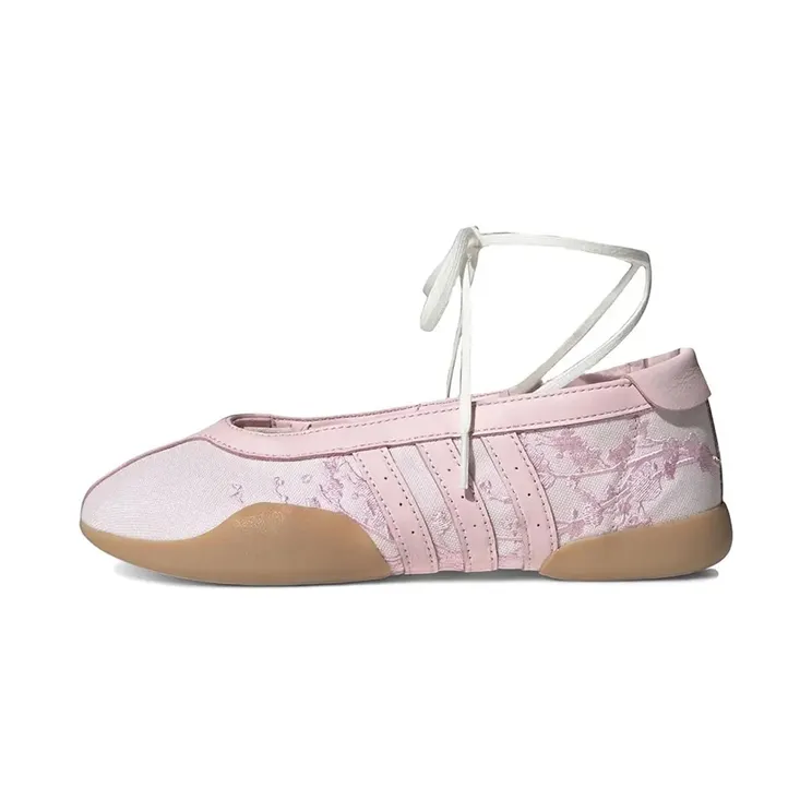 adidas Taekwondo Mei Ballet Pink Floral Embroidery (JQ9676)