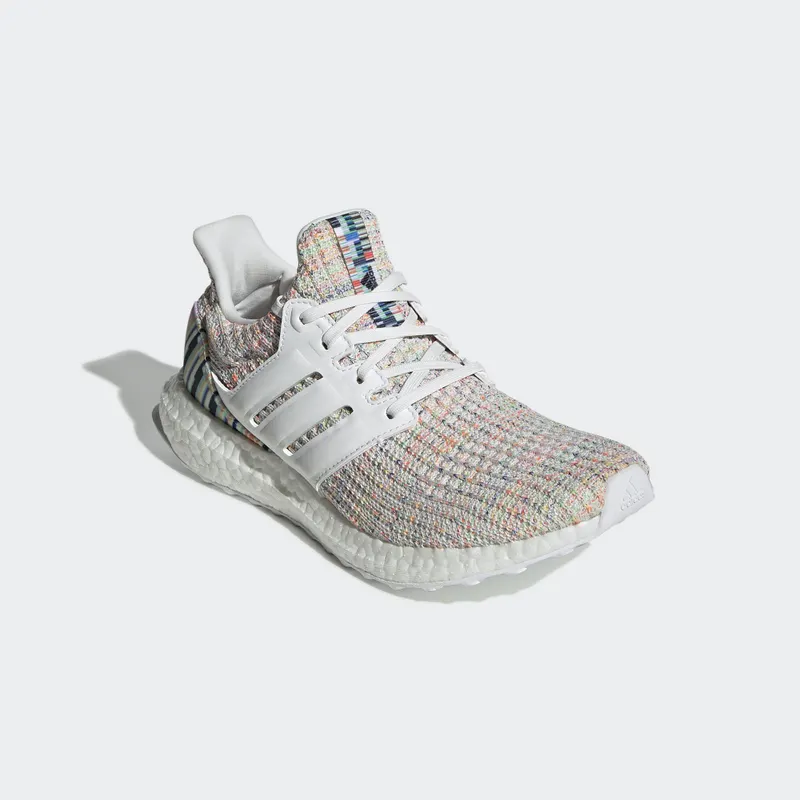 adidas Ultra Boost White Multi-Color (W) Crystal White/Crystal White/Glow Green (F34079)