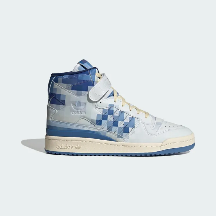 adidas Forum 84 High Closer Look Off White / Trace Royal / Cloud White (ID7440)