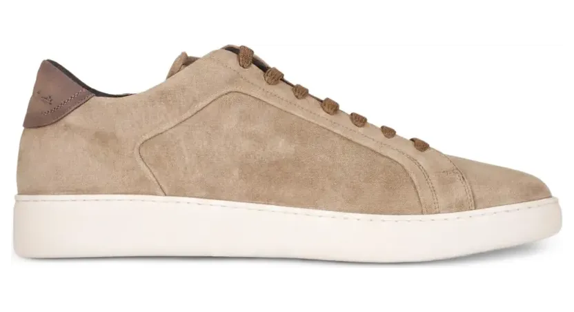 To Boot New York Monterey suède sneakers met vlakken – Beige (MONTERAYLCASHANTIL)
