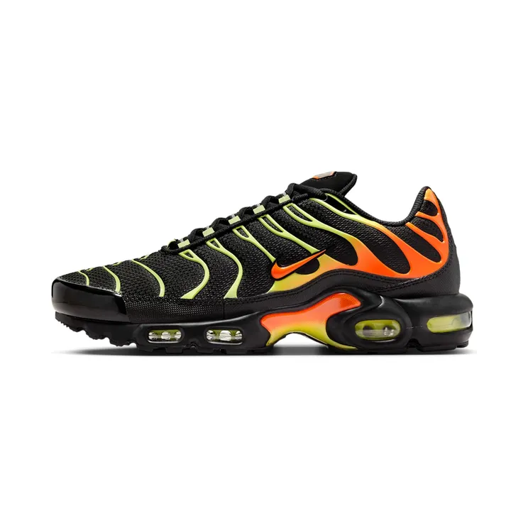 Nike Air Max Plus Sunrise “Black / Limelight / Hyper Crimson” (DM0032-028)