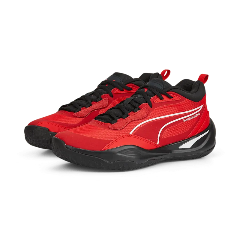Puma Playmaker Pro Basketball Shoes Black/Red (377572-01)