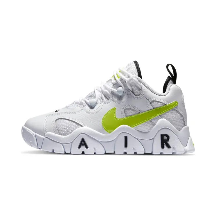 Nike Air Barrage Low GS ‘White Volt’ “White / Black / Volt” (CK4355-103)