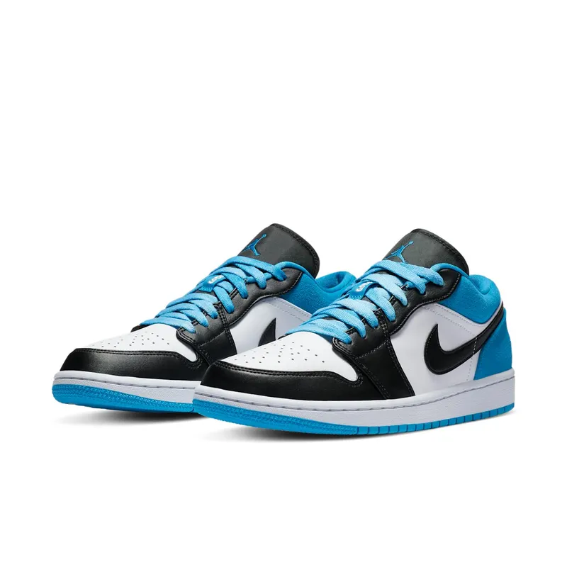 Jordan 1 Low Laser Blue Black/Black-Laser Blue-White (CK3022-004)