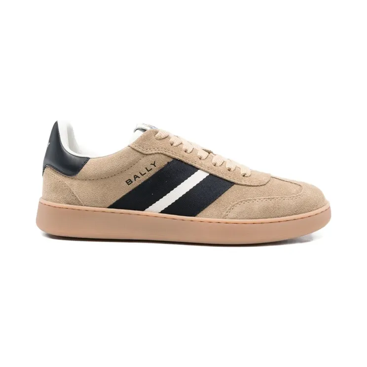 Bally Retro Crest suède low-top “Brown” (WK00CRSU009)