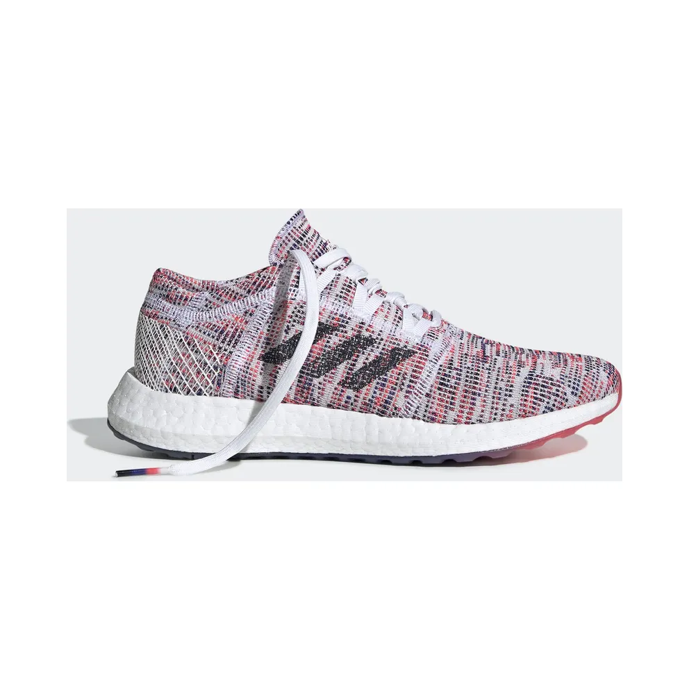 adidas Pureboost Go Cloud White Shock Red (W) Cloud White/Legend Ink/Shock Red (B75829)
