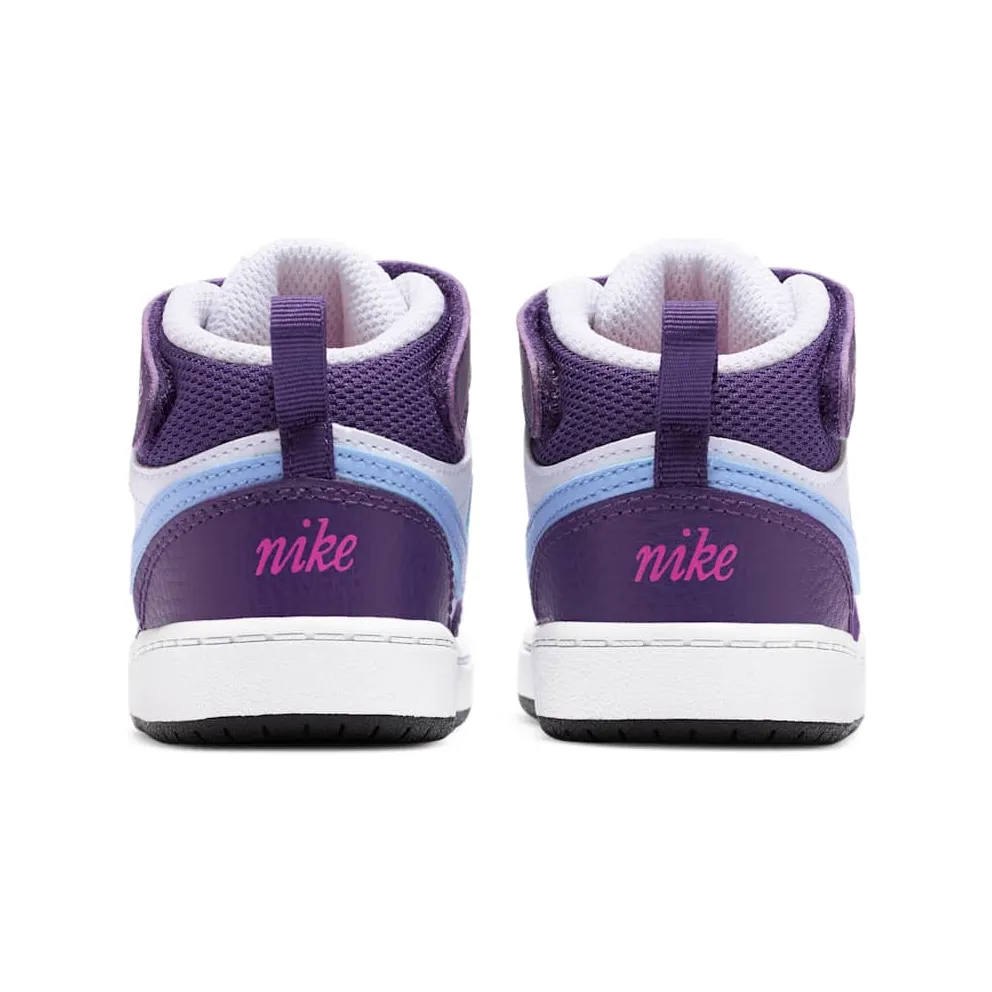Nike Court Borough Mid 2 White Eggplant Royal Pulse (CD7784-106)