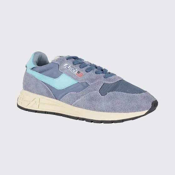 Autry Reelwind Suede And Nylon Sneakers Blue (WWLMUT37)