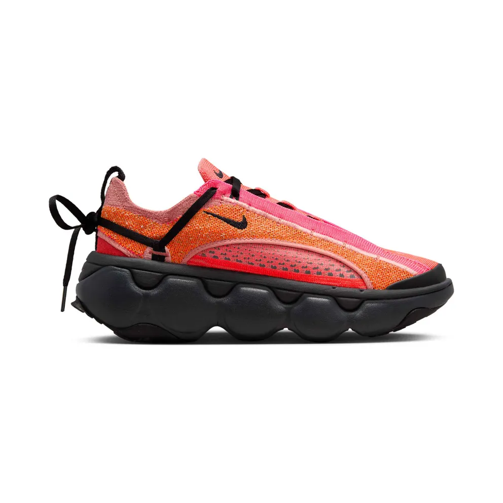 Nike Flyknit Bloom Hot Punch Red Stardust Dark Smoke Grey Black (FD2149-600)