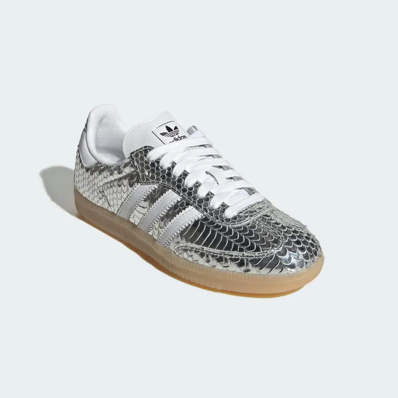 Adidas Samba Slangenprint Silver Metallic (IH9016)