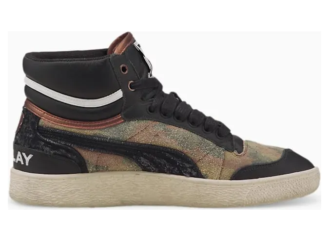 Puma Ralph Sampson Mid Camo xReplay Zwart/Groen (383993-01)