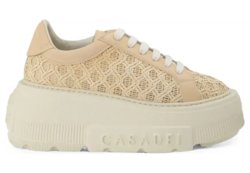 Casadei Nexus Cicladi woven-effect chunky sneakers – Beige (2X109B0701T0582)