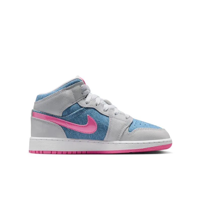 Jordan 1 Mid Denim Sequin (HQ1999-400)