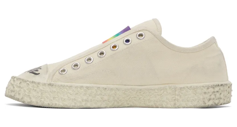 Acne Studios Off-White Ballow Rainbow Sneakers (BD0221-) (3)