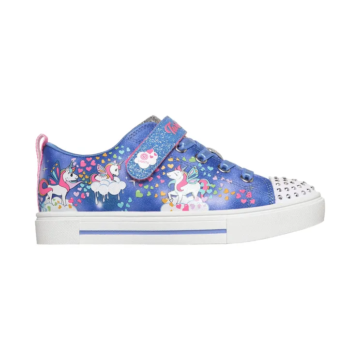 Skechers Twinkle Toes: Twinkle Sparks “Unicorn Wonderland Blue” (314468LBLMT)