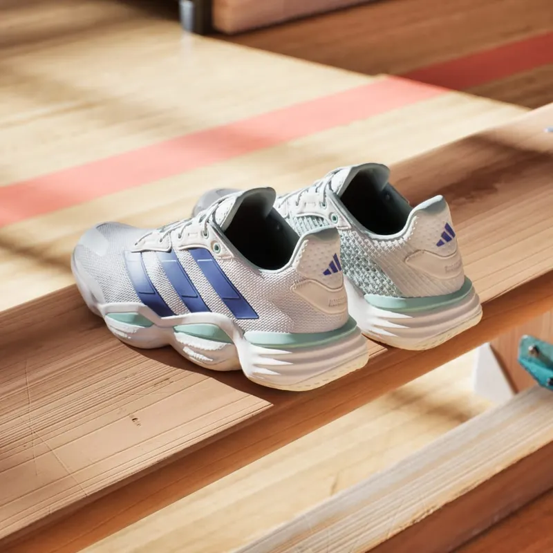 Adidas Stabil 16 Indoor Cloud White / Lucid Blue / Semi Flash Aqua (IE1084)