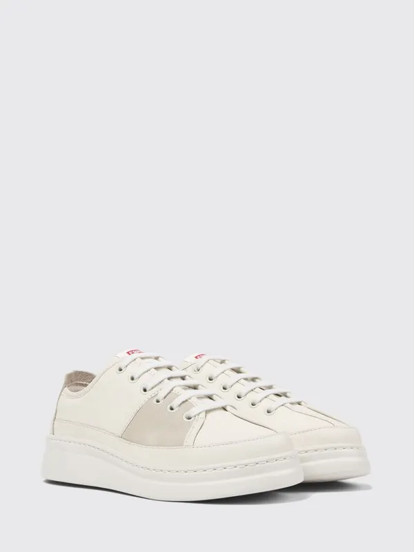 Camper Bicolor Twins Low-Top in Smooth and Suede Leather Multicolor (K201580-008TWINS0)