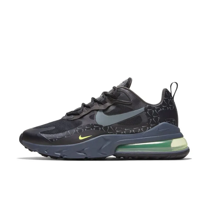 Nike Air Max 270 React Just Do It Pack Black Black/Wolf Grey-Green-Volt (CT2538-001)