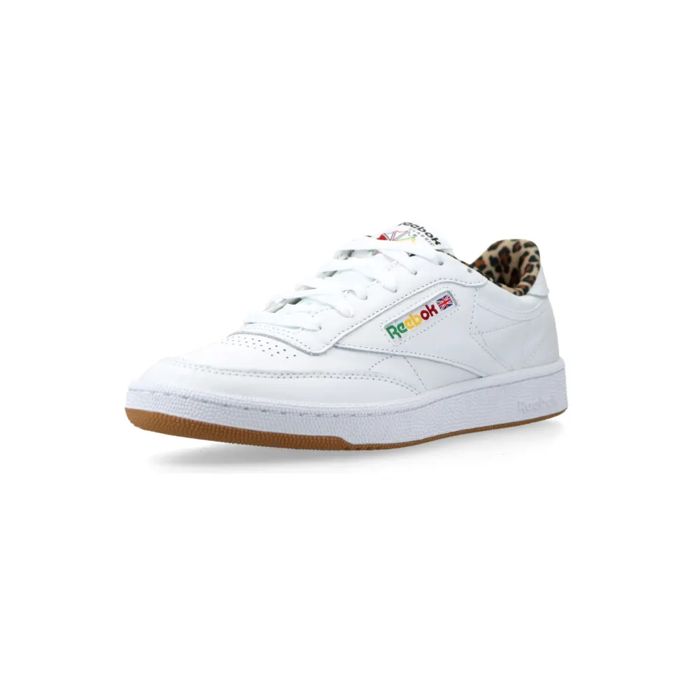 Reebok x Wacko Maria Club C 85 Vintage (ftwrwhite / leopard / gum) – RMIA04HC99LEA0080161