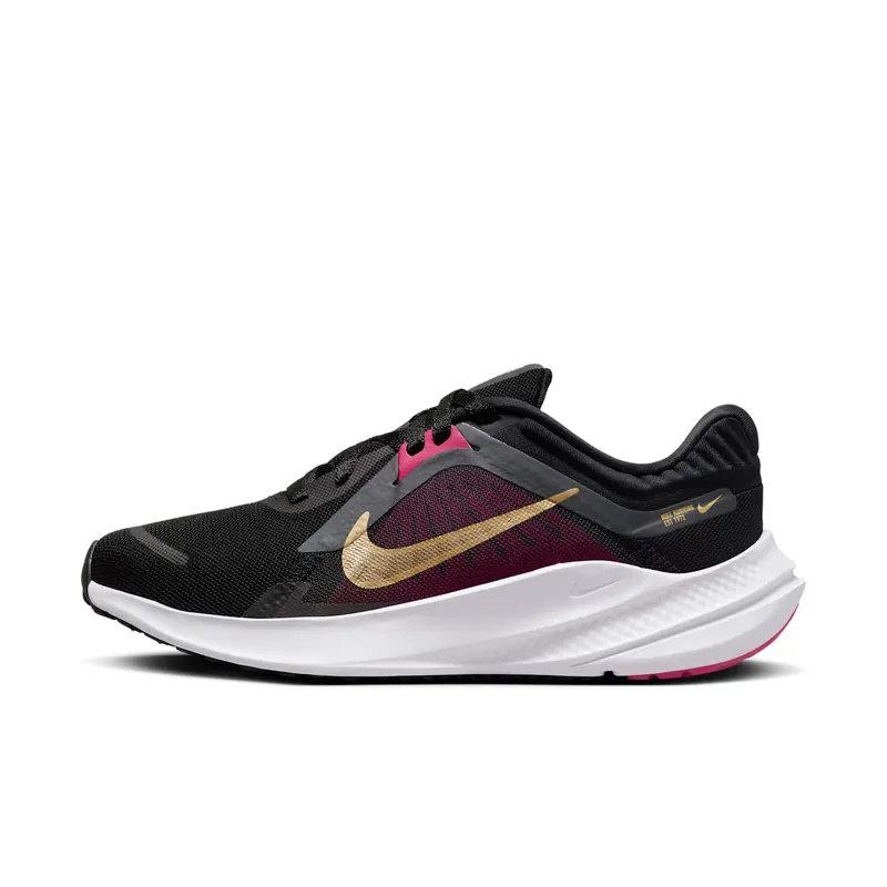 Nike Quest 5 Black Fireberry Metallic Gold (DD9291-009)