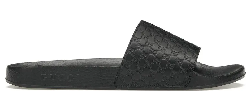 Gucci Microguccissima Slide Black (567115 BMJ00 1000)