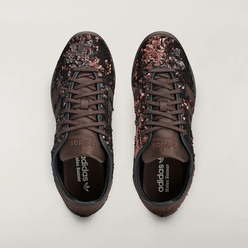 Adidas Wales Bonner Karintha Lo “Sequin / Dark Brown” (KH8798)