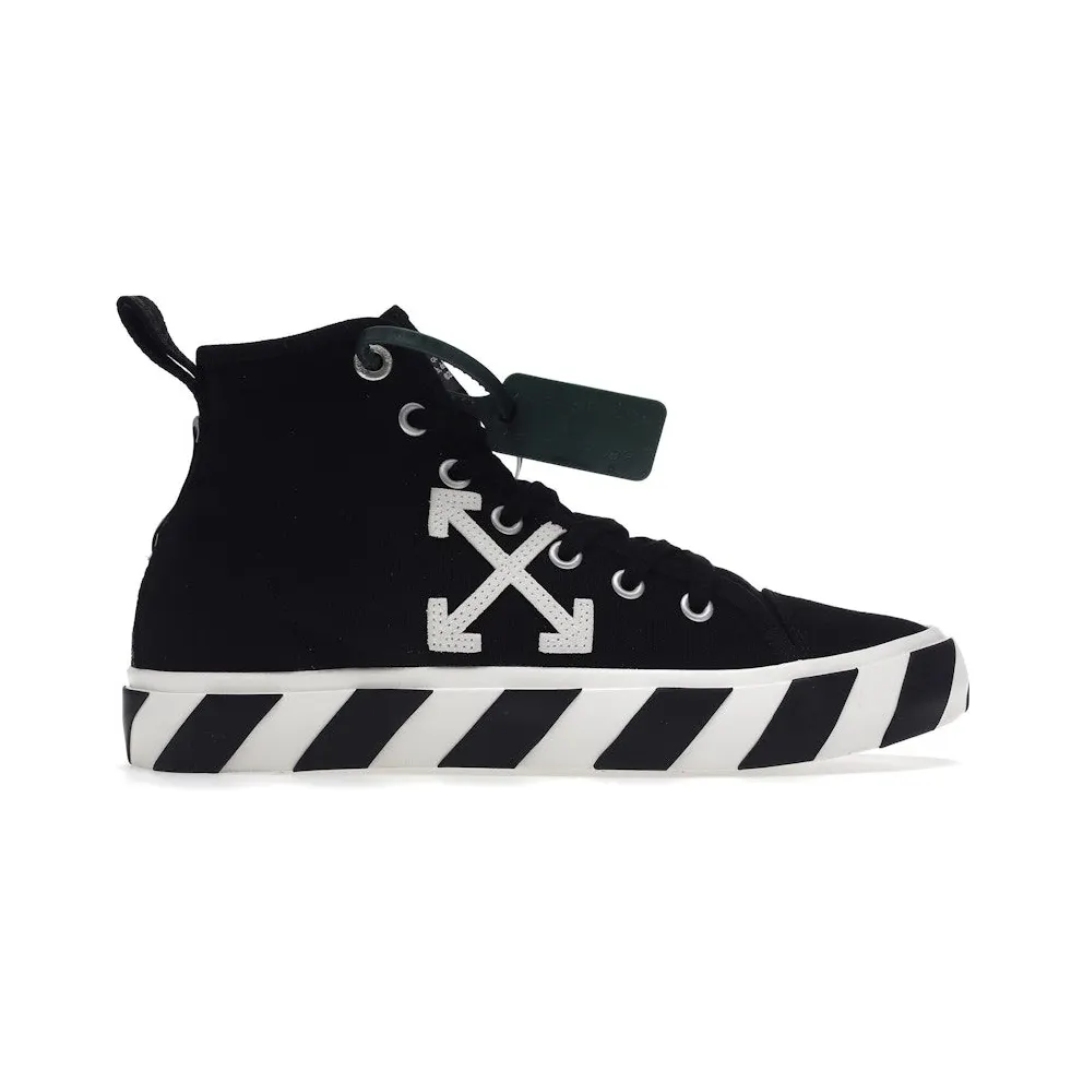 OFF-WHITE Vulc Mid Canvas Black White (OMIA119C99FAB0011001)