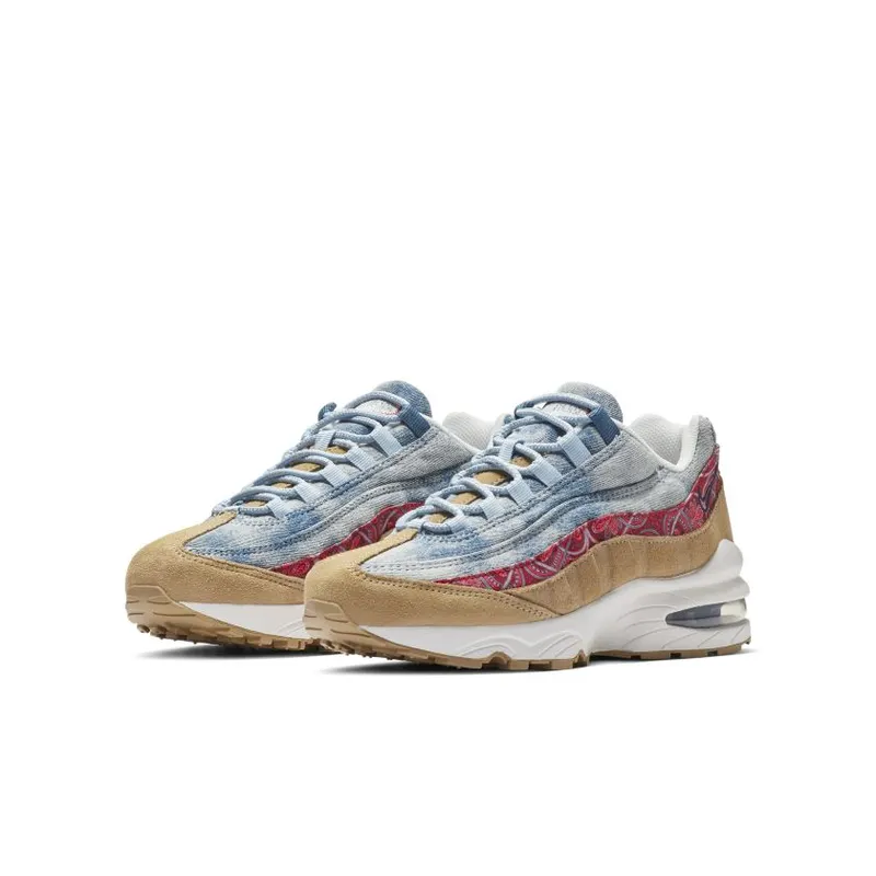 Nike Air Max 95 Wild West (GS) Particle Beige/University Red-Thunderstorm-Light Armory Blue-Armory Nay (BV6375-200)