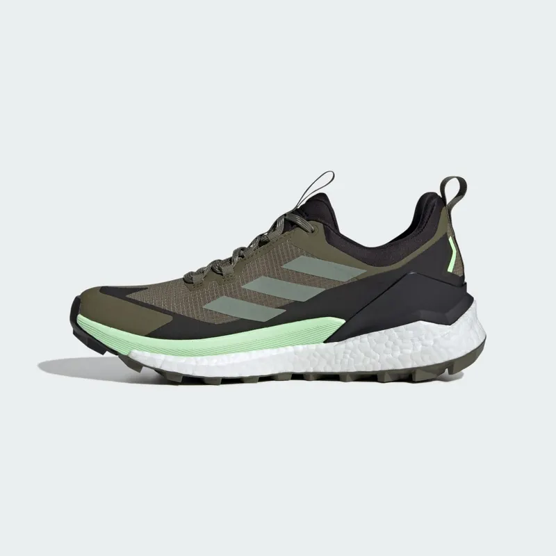 adidas Terrex Free Hiker 2.0 Low Gore-Tex Olive Strata Silver Green Core Black (IE5104)